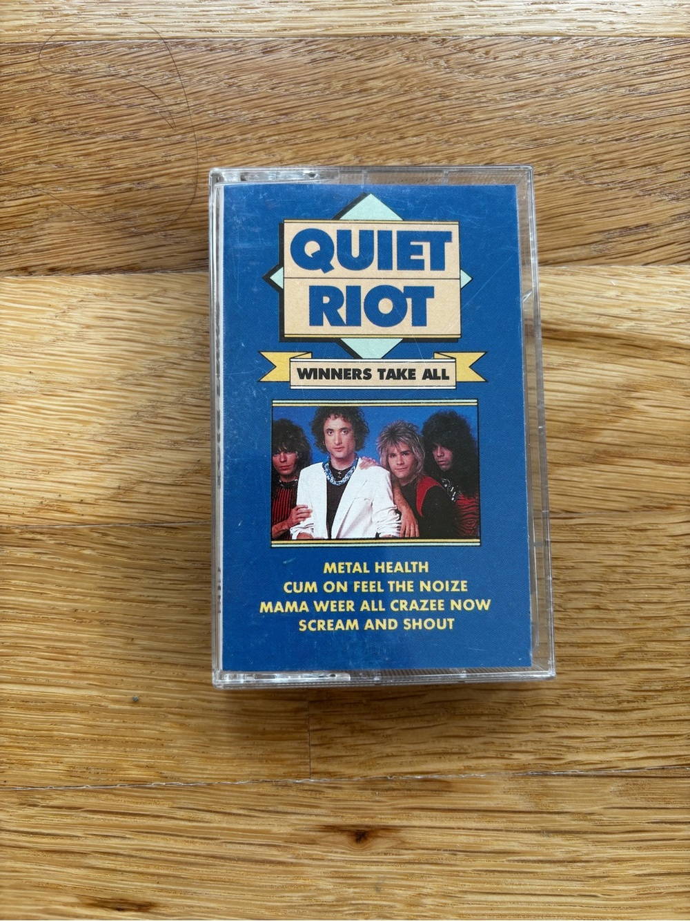 Quiet Riot Cassette Lot, 80s Vintage  Heavy Metal Music Cassette Tapes